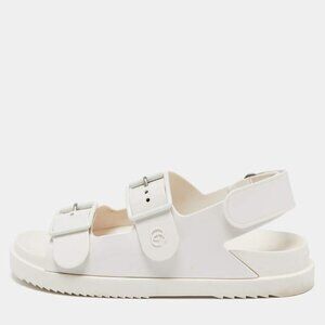 Gucci White Strap Sandals
